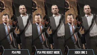 Grand Theft Auto V | FPS Comparison | Graphics Comparison | PS4 Pro vs. Xbox One S