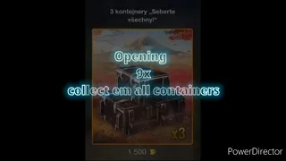 Opening 9x collect em all containers