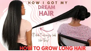 My Natural Hair Care Routine for Growth & Length Retention | How to grow long hair!