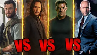 John Wick VS Jack Reacher VS Tyler Rake VS Deckard Shaw - Who Will Win?