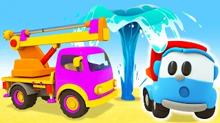 Léo le camion curieux: il faut trouver de l’eau potable! Dessin animé pour enfants