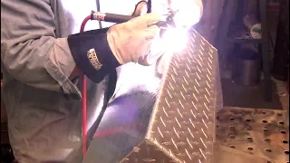 Welding Aluminum Tread Plate - Tote Tray Project