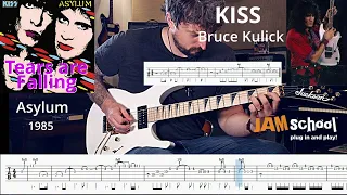 Kiss Tears are Falling Bruce Kulick guitar solo (With TAB)