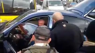 В Киеве избили отличившегося «героя парковки»