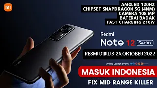 RESMI!! AKHIRNYA RILIS JUGA!! REDMI NOTE 12 PRO INDONESIA - INILAH SPESIFIKASI LENGKAP DAN HARGANYA