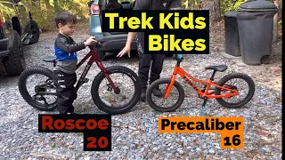 KIDS Bikes✅ TREK Roscoe 20 vs Precaliber 16 Awesome BIKES!!! 😃 #bike #trek #kids #fun #newbikeday