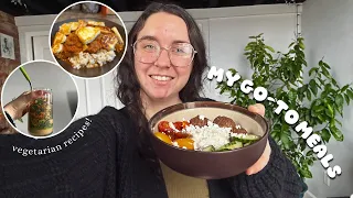 my go-to meals | vegetarian | what I eat in a day