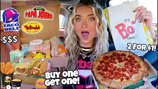 Eating only FAST FOOD *MEAL DEALS* for 24 HOURS! 💰