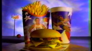 DreamTeam 2 McDonalds Ad for SuperSize Cups - 1994