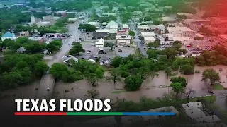 DRONE FOOTAGE: Flooding in Texas | ABS-CBN News