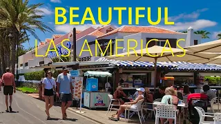 Playa de las Americas TENERIFE Spain 2024 🇪🇸 🔴 NEW Beautiful Walking Tour [4K UHD]