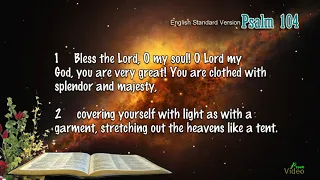 PSALM 104:1-35 ENGLISH STANDARD VERSION  | THE  BOOK OF PSALM | PSALM 1-150.