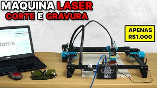 RENDA EXTRA! 1001 POSSIBILIDADES com MAQUINA CORTE E GRAVURA LASER (COMO MONTAR, USAR e TESTES)