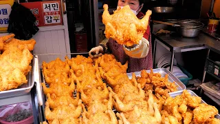 Amazing Fried Chicken Shop Became Rich by Selling Only Chickens! / Collection | Korean Street Food