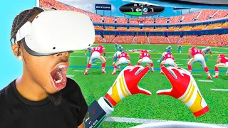 PLAYING THE NFL's VIRTUAL REALITY GAME!!! (CRAZY)