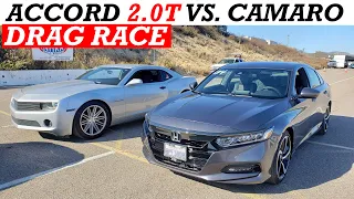 2020 Honda Accord Sport 2.0T vs. 2012 Camaro V6