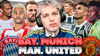 DAVOO XENEIZE REACCIONA AL BAYERN MUNICH 4 MANCHESTER UNITED 3 - CHAMPIONS LEAGUE (FASE DE GRUPOS)