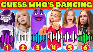 Guess Who Is Dancing? | Salish Matter, King Ferran, MrBeast, Lisa, Skibidi Toilet, Toca toca