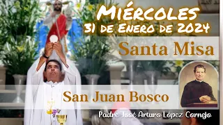 ✅ MISA DE HOY miércoles 31 de Enero 2024 - Padre Arturo Cornejo