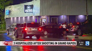 3 hospitalized after Grand Rapids shooting