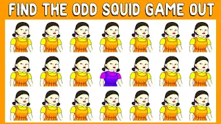 HOW GOOD ARE YOUR EYES #191 l Find The Odd Squid Game Out l Squid Game Puzzles