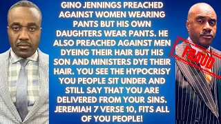 WATCH THIS HYPOCRITE GINO JENNINGS HAVING A MINISTER WITH BRAIDS ON THE PULPIT WITH HIM. SEE NOW!