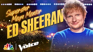 Mega Mentor Ed Sheeran Brings Superstar Energy | The Voice 2021