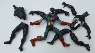 Merakit Mainan Avengers Toys Black Panther, Venom, Captain America Zombie