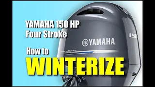How to Winterize a Yamaha 150 hp Four Stroke Outboard by DIYeasycrafts