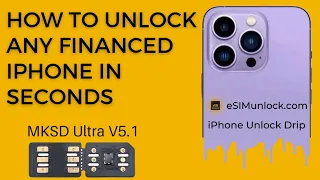 MKSD ULTRA V5.1 - Watch As We Unlock AT&T iPhone & use Metro by T-Mobile Sim - Better than Rsim
