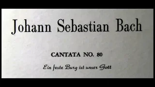 JS Bach / Fritz Werner, 1959: Cantata No. 80 - Ein feste Burg ist unser Gott
