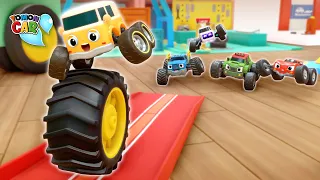 Avoid rolling tires tomoncar! Learn Colors and nursery rhyme Kids Songs Tomoncar World
