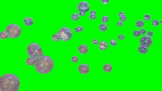 мыльные пузыри ( green screen ) bubbles