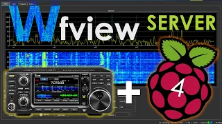 Icom IC-7300 remote-Betrieb per WLAN mit Raspberry Pi als Wfview-Server! #Amateurfunk