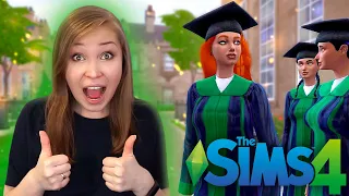 ПОЛУЧЕНИЕ ДИПЛОМА И ПЕЧАЛЬНЫЕ НОВОСТИ! [Прохождение The Sims 4. На работу] №6