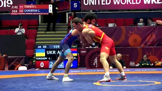 1/8 GR - 60 kg: L. TEMIROV (UKR) v. G. GHARIBYAN (ARM)