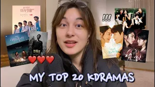 my top 20 kdramas of all time! (reviews/recs)