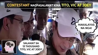 🔴 CONTESTANT nagpasalamat kina TITO, VIC at JOEY !!!  | Jevara PH