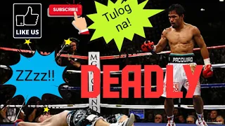 NAKAMAMATAY NA SUNTOK NI PACQUIAO