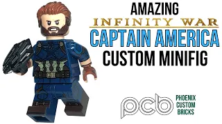 AMAZING Custom Infinity War Captain America Minifig (Phoenix Customs Review(