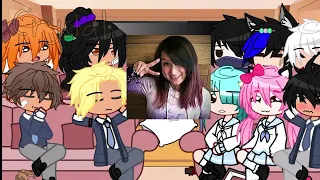 Aphmau (and her friends from pdh) react to Aphmau and Aaron present self [Part 1]