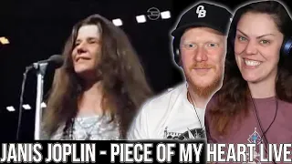 COUPLE React to Janis Joplin - Piece Of My Heart LIVE | OFFICE BLOKE DAVE