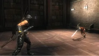 Ninja Gaiden Sigma - Ryu Clone 1st Boss Fight (Hard Mode)