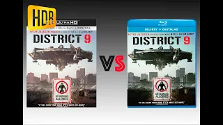 ▶ Comparison of District 9 4K (2K DI) HDR10 vs Regular Version