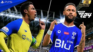 EA FC 24 - Neymar vs. Ronaldo in Al Hilal vs. Al Nassr | Epic Matchup! | PS5