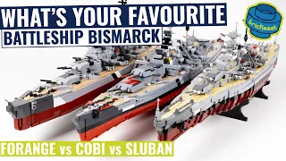 1, 2 or 3? Which door is yours? BATTLESHIP BISMARCK - Forange vs COBI vs Sluban