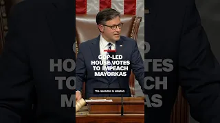 GOP-led House votes to impeach Mayorkas