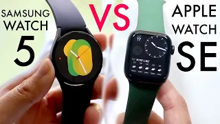 Samsung Galaxy Watch 5 Vs Apple Watch SE! (Comparison) (Review)