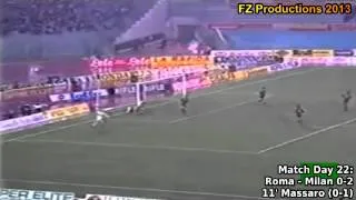 Serie A 1993-1994, day 22 Roma - Milan 0-2 (Massaro goal)