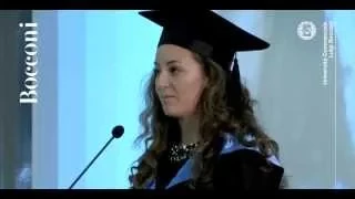 Discorso di Laurea Bocconi 2014 di Camilla Zanon di Valgiurata